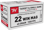 Winchester Hollow Point 22 Win Mag 45gr
