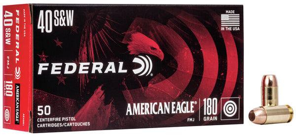 American Eagle 40 S&W 180gr FMJ
