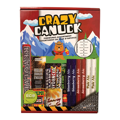 Blast Off Crazy Canuck Fireworks Kit