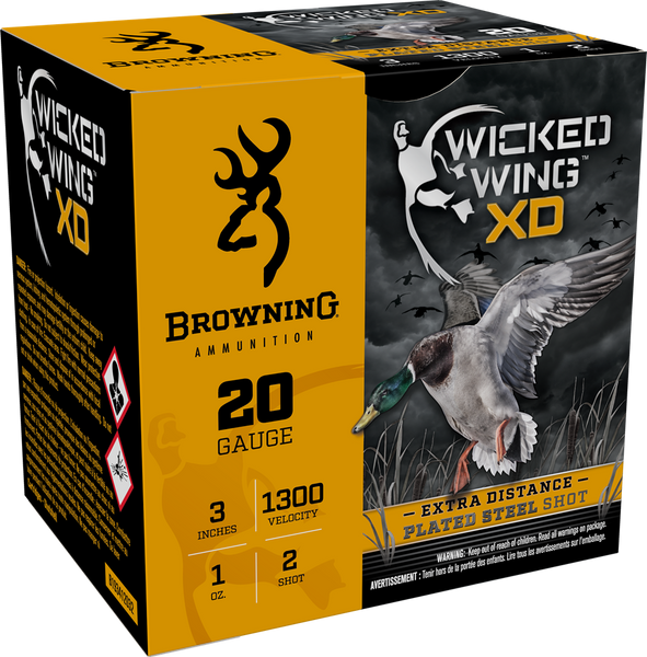 Browning Wicked Wing 20g 3" #2 - Steel