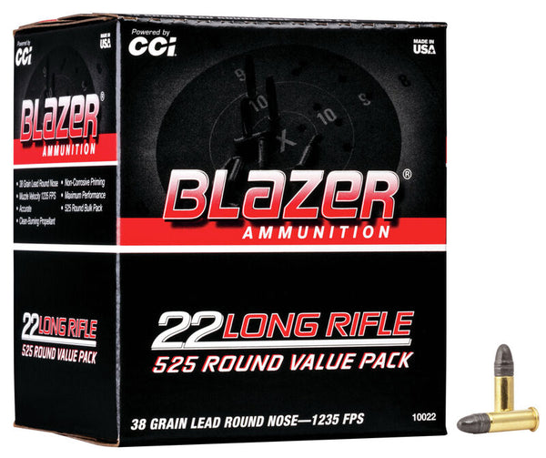 CCI Blazer Rimfire 22lr 38gr - 525pk