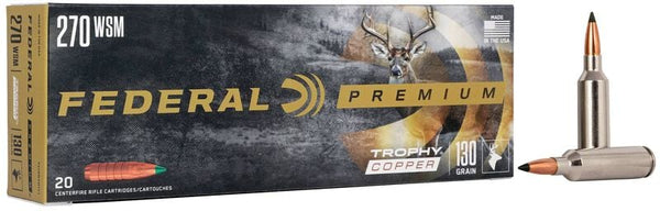 Federal Trophy Copper 270WSM 130gr
