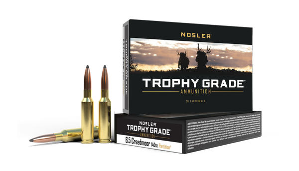 Nosler 6.5 Creedmoor 140gr Partition Trophy Grade