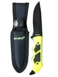 Ruko Fixed Blade Hunting Knife 4-1/8" Hi-Viz