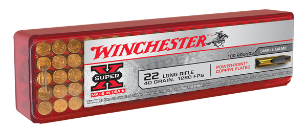 Winchester Super-X 22 LR 40 gr HP