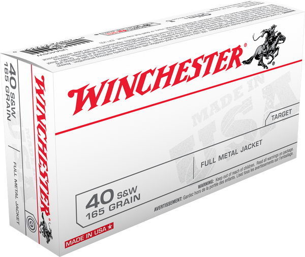 Winchester 40 S&W 165gr FMJ