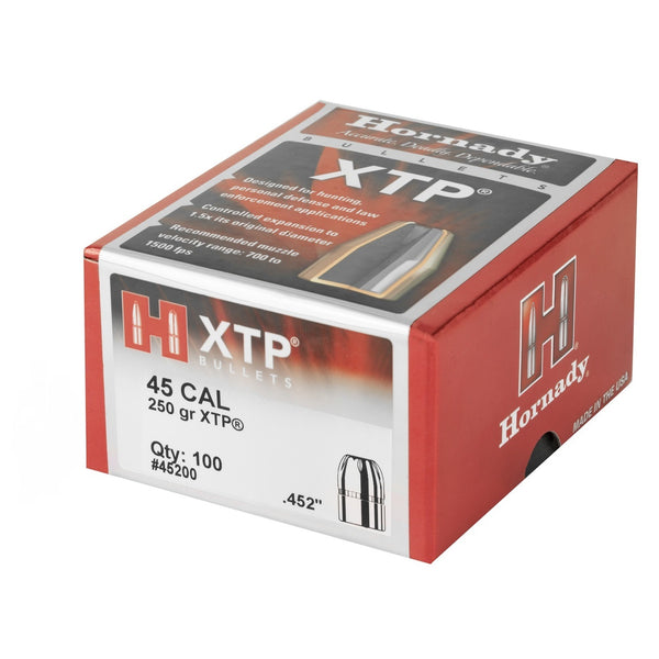 250gr XTP Hornady 45 cal (.452) Bullets