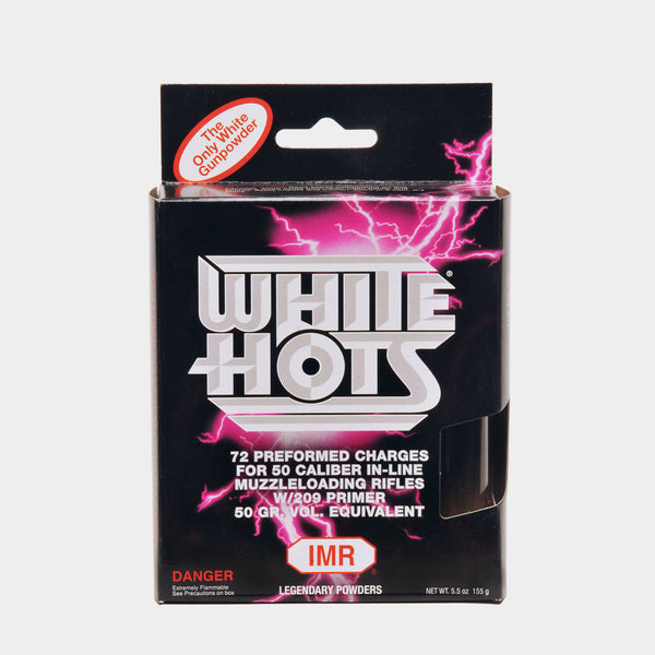 IMR White Hots 50 cal. 50gr Pellets 72 pack