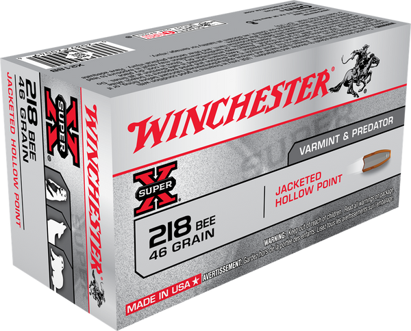 218 Bee Winchester 46gr JHP