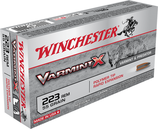 55gr Poly Tip Winchester Varmint X 223