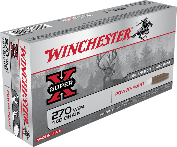 150gr PP Winchester Super-X 270 WSM