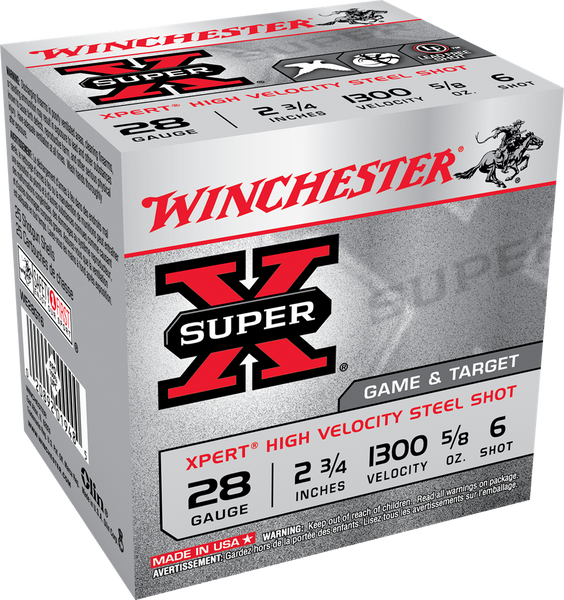 Winchester Super-X 28g 2.75" 5/8oz Steel - 6