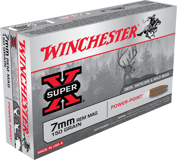 150gr PP Winchester Super-X 7mm